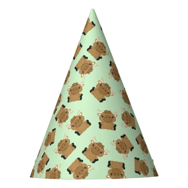 Chapeaux De Fètes Moose Birday Party Green (Devant)