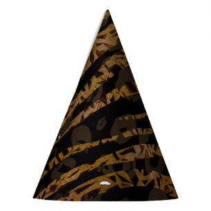 Chapeaux De Fètes Mosaic Chic Elegant Safari Glam Jungle Imprimer