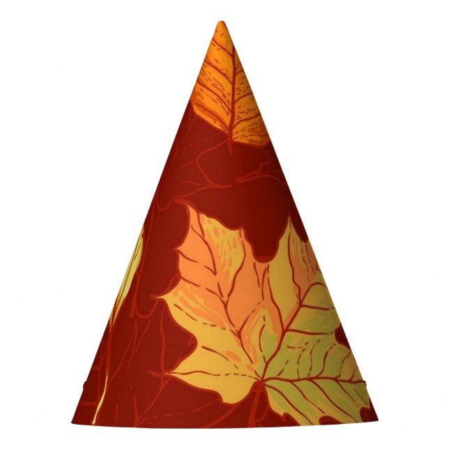 Chapeaux De Fètes Motif automne (Devant)