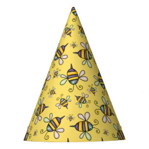 Chapeaux De Fètes Motif d'abeille à bourdons