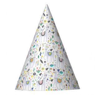 Chapeaux De Fètes Motif d'alpaga de griffonnage