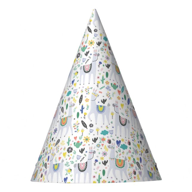 Chapeaux De Fètes Motif d'alpaga de griffonnage (Devant)