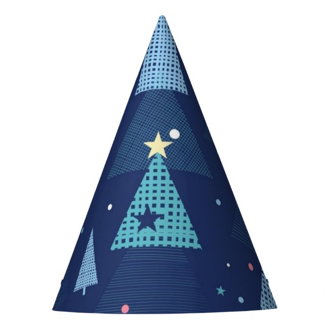 Chapeaux De Fètes motif d'arbre de Noël (Devant)