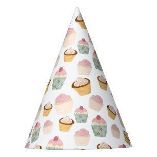 Chapeaux De Fètes Motif de cupcake d'anniversaire mignon