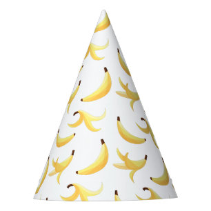 Chapeaux De Fètes Motif de fête drôle de jeux de mots sur la banane,