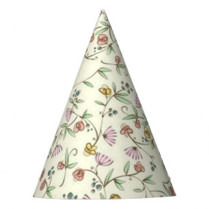 Chapeaux De Fètes Motif de fleurs
