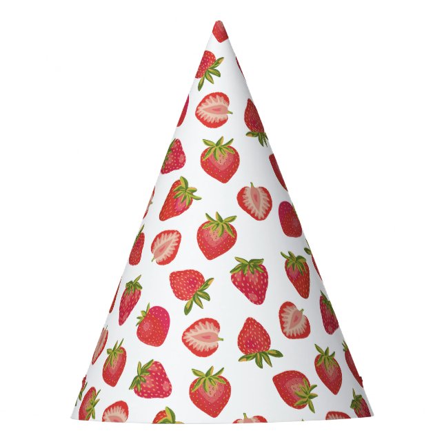 Chapeaux De Fètes Motif de fraise (Devant)