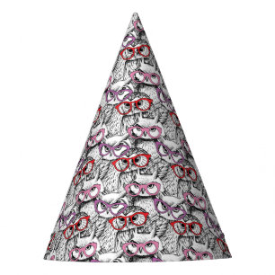 Chapeaux De Fètes Motif de lunettes de hibou
