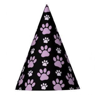 Chapeaux De Fètes Motif De Pâtes, Pâtes Lilac, Pâtes De Chien, Empre
