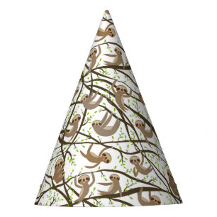 Chapeaux De Fètes Motif de sourire de paresse