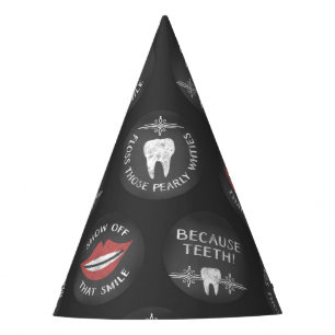 Chapeaux De Fètes Motif drôle de dentiste - hygiéniste dentaire