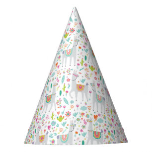 Chapeaux De Fètes Motif en pastel mignon de lama