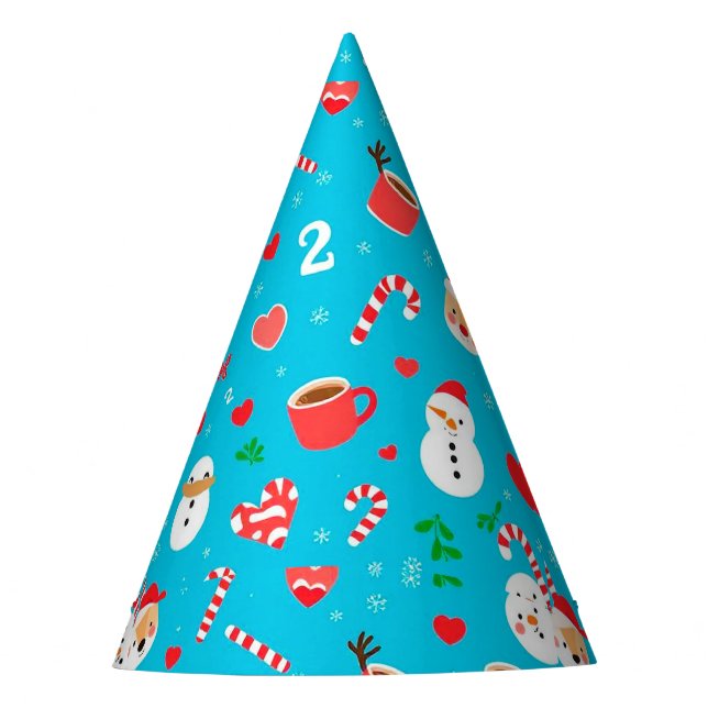 Chapeaux De Fètes Motif festif de Noël (Devant)