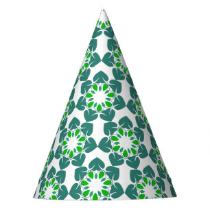 Chapeaux De Fètes Motif Feuille, Motif De Feuilles, Feuilles Verts