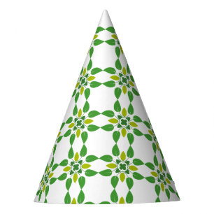 Chapeaux De Fètes Motif Feuille, Motif De Feuilles, Feuilles Verts