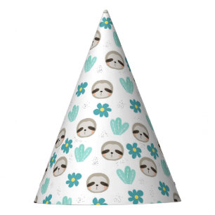 Chapeaux De Fètes Motif floral de paresse douce