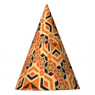 Chapeaux De Fètes Motif géométrique au sol italien, mosaïque vintage