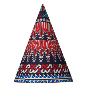 Chapeaux De Fètes Motif Motif Palestinien Broderie.