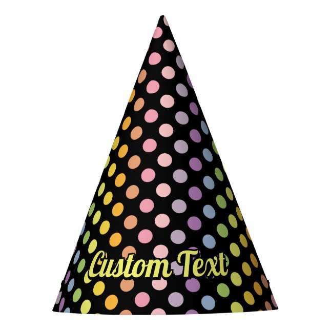 Chapeaux De Fètes Motif Pois Rainbow (Devant)