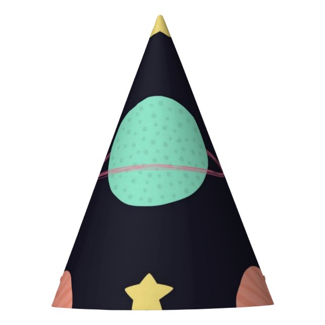 Chapeaux De Fètes Motif spatial (Devant)