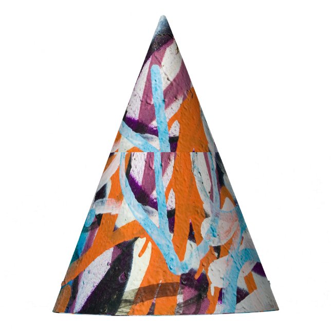 Chapeaux De Fètes Mur de béton patiné, texture grungy. (Devant)