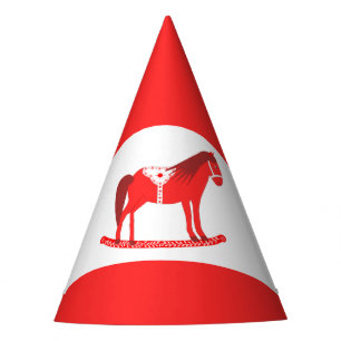 Chapeaux De Fètes Noël scandinave Cheval Rocking