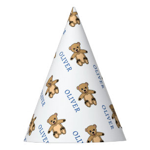 Chapeaux De Fètes Nom de l'enfant de l'ours en peluche