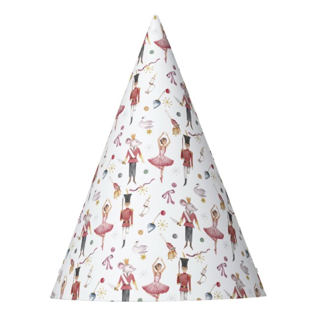 Chapeaux De Fètes Nom personnalisé Nutcracker Ballet Ballerina Noël (Devant)