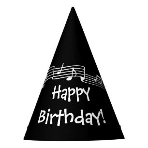 Chapeaux De Fètes Notes musicales Casquette de fête d'anniversaire