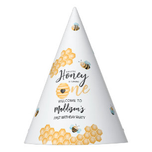 Chapeaux De Fètes Notre petit miel Premier anniversaire de bienven