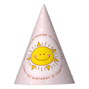 Chapeaux De Fètes Notre Petit Soleil tourne à l'Anniversaire d'une f