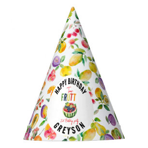 Chapeaux De Fètes Notre petite cutie fruitt 2e fête d'anniversaire