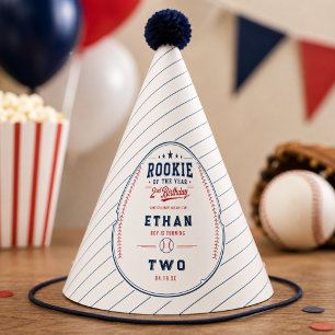Chapeaux De Fètes Nouvelle recrue de l'année Baseball 2e anniversair
