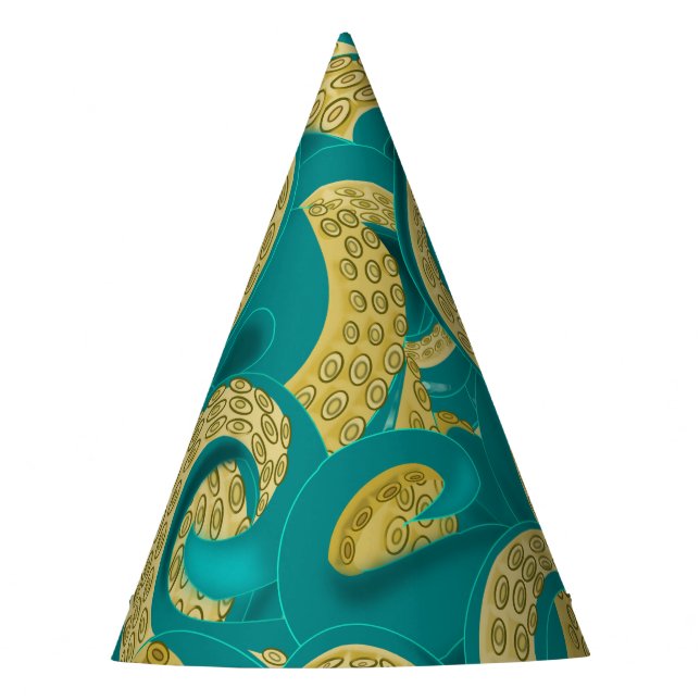 Chapeaux De Fètes Octopus Party Hat Tentacles (Devant)