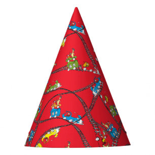 Chapeaux De Fètes Œufs verts et jambon Motif de train
