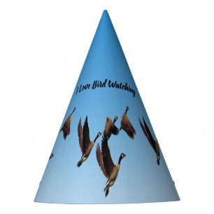 Chapeaux De Fètes Oies canadiennes pilotant ensemble la conception