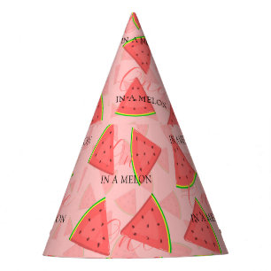 Chapeaux De Fètes One In A Melon 1er Birthday Watermelon Motif