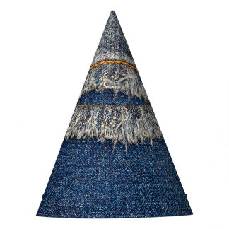 Chapeaux De Fètes Orange Stitch, Double Denim Patch.