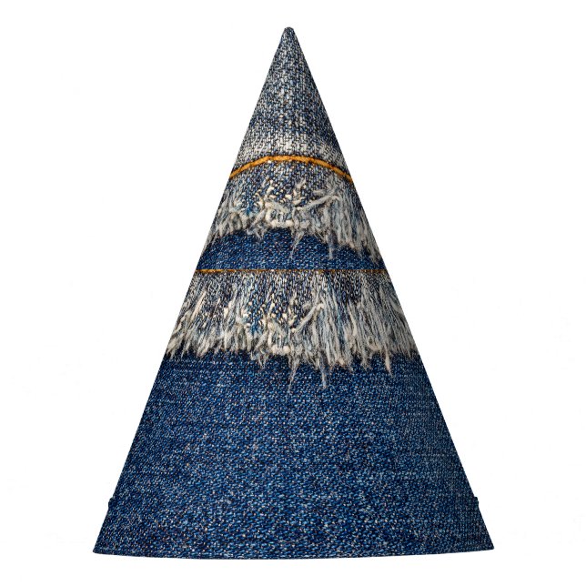 Chapeaux De Fètes Orange Stitch, Double Denim Patch. (Devant)