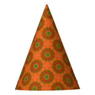Chapeaux De Fètes Orange Twirl