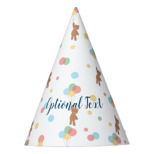 Chapeaux De Fètes Ours en peluche avec ballons