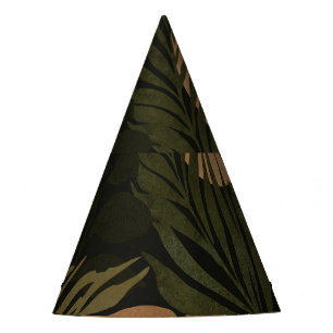 Chapeaux De Fètes Palmier de Lune Tropicale : Motif de nuit