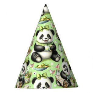 Chapeaux De Fètes Panda bébé mignonne vintage