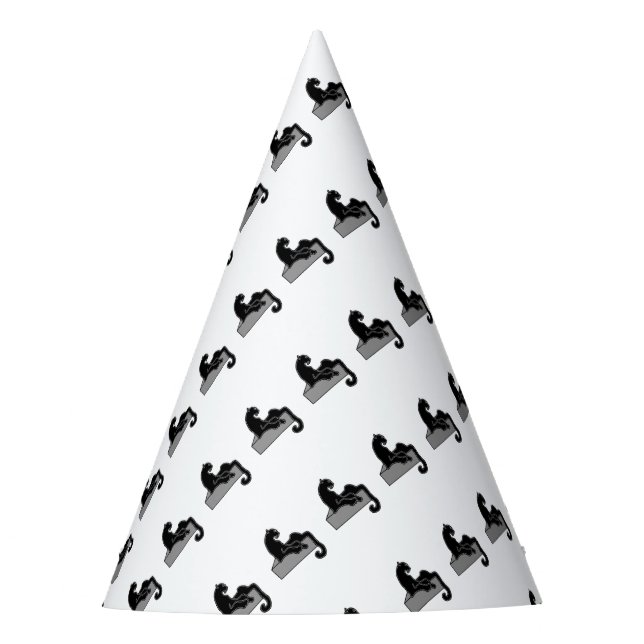 Chapeaux De Fètes Panthère noire (Devant)