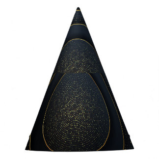 Chapeaux De Fètes Papier de luxe coupé : Golden Gradient.
