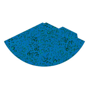 Chapeaux De Fètes Papier d'emballage bleu avec un motif géométrique