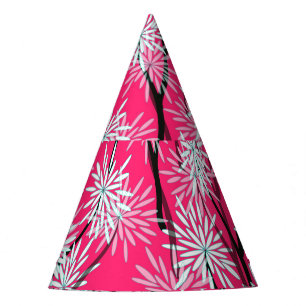 Chapeaux De Fètes Papier peint floral asiatique rétro.