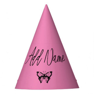 Chapeaux De Fètes Papillon rose - Créez votre propre Casquette de fê