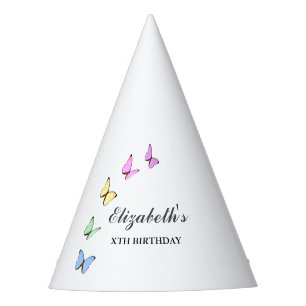 Chapeaux De Fètes Papillons colorés Anniversaire