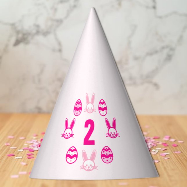 Chapeaux De Fètes Pâques Anniversaire 2 ans Rose (Créateur téléchargé)